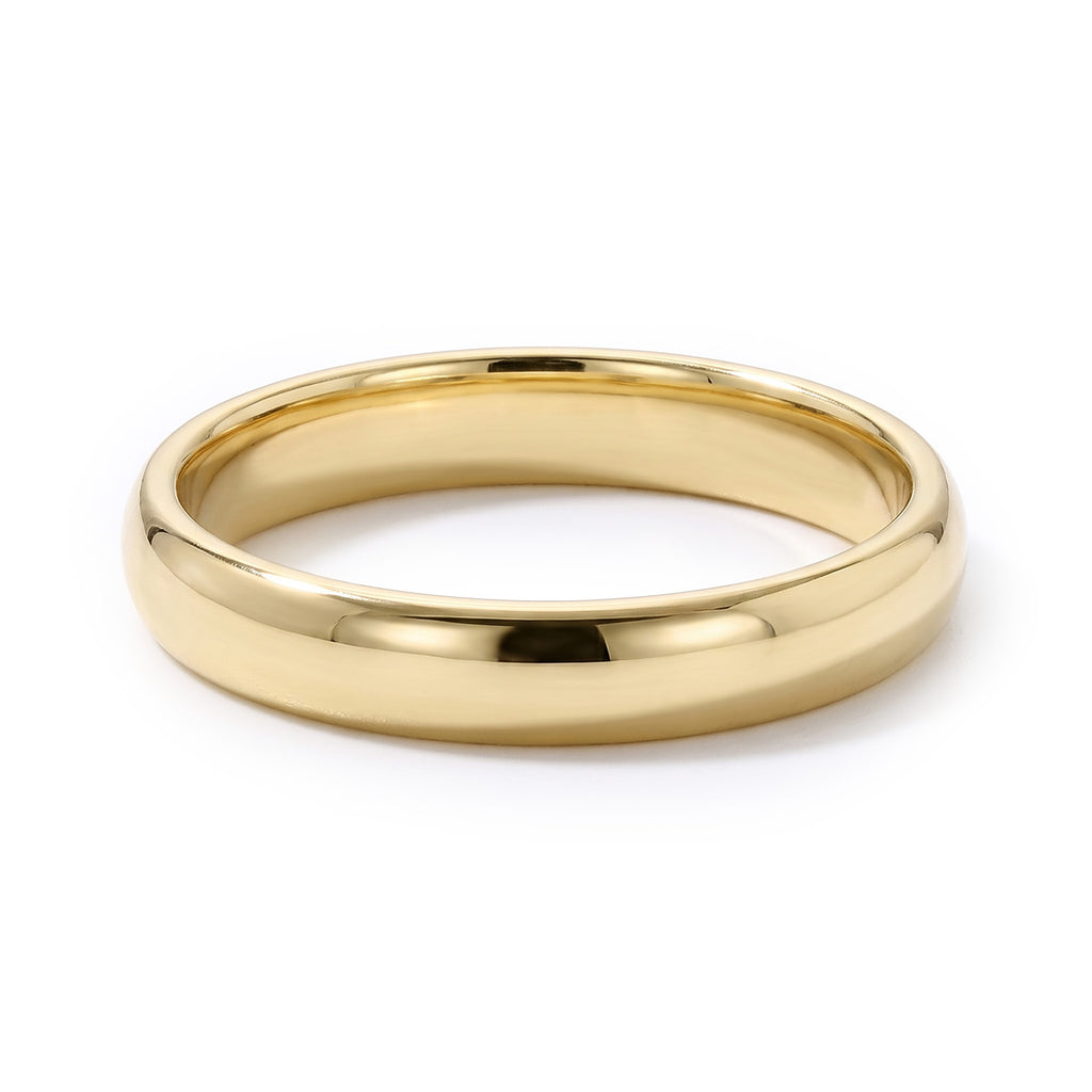 Black Friday Deal - 9K Yellow Comfort Fit 4mm Gold Band Ring_8828916