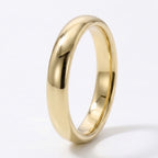 Black Friday Deal - 9K Yellow Comfort Fit 4mm Gold Band Ring_8828916_3