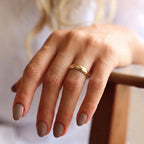 Black Friday Deal - 9K Yellow Comfort Fit 4mm Gold Band Ring_8828916_5