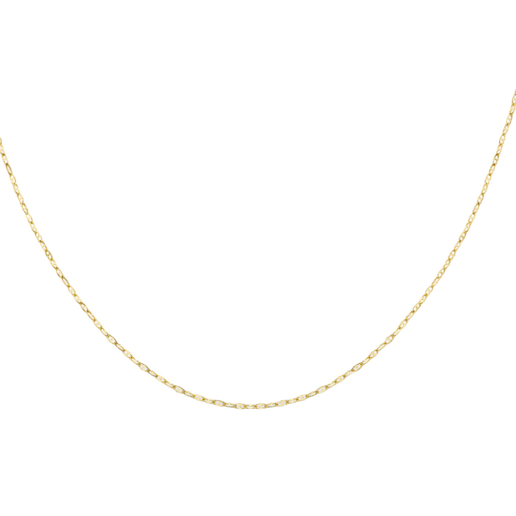 9K Yellow Gold Chain (Size - 16), Gold Wt.0.83 Gms_8828969