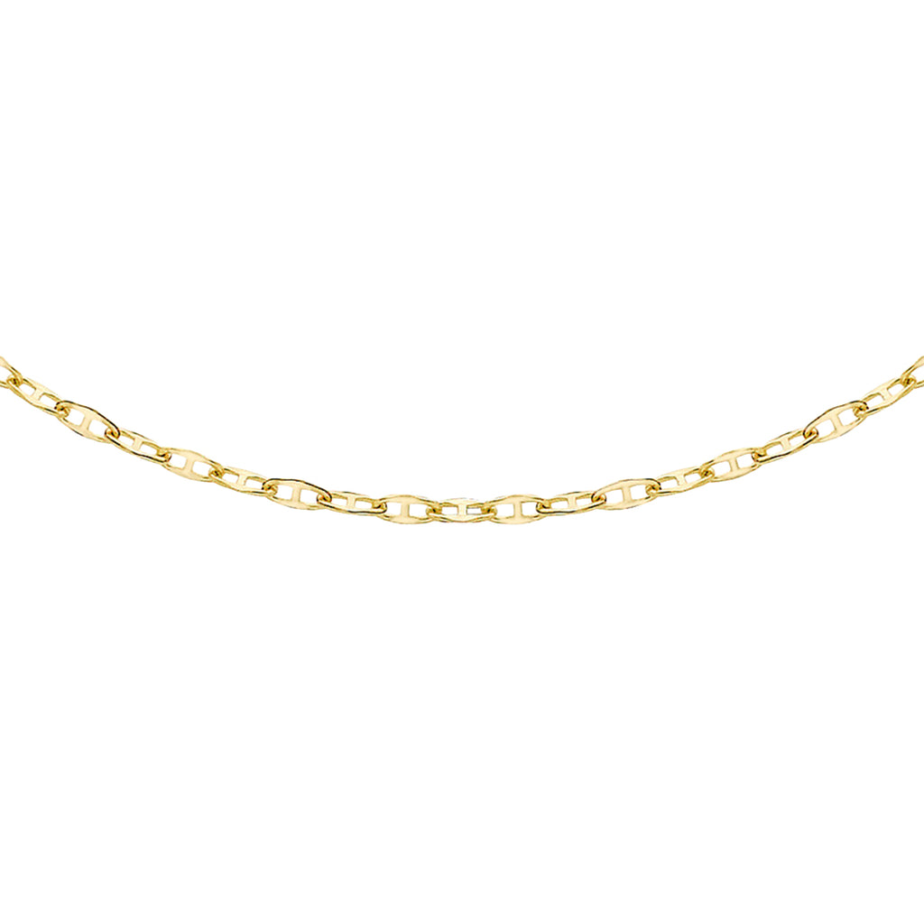 9K Yellow Gold Chain (Size - 16), Gold Wt.0.83 Gms_8828969_1
