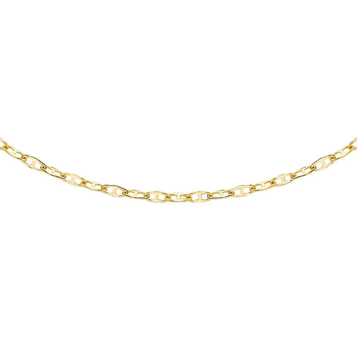 9K Yellow Gold Flat Rambo Chain 41cm/16 In 8828969 2