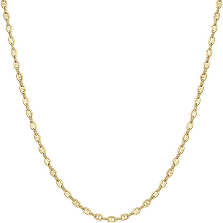 9K Yellow Gold Flat Rambo Chain 46cm/18 In 8828970 1