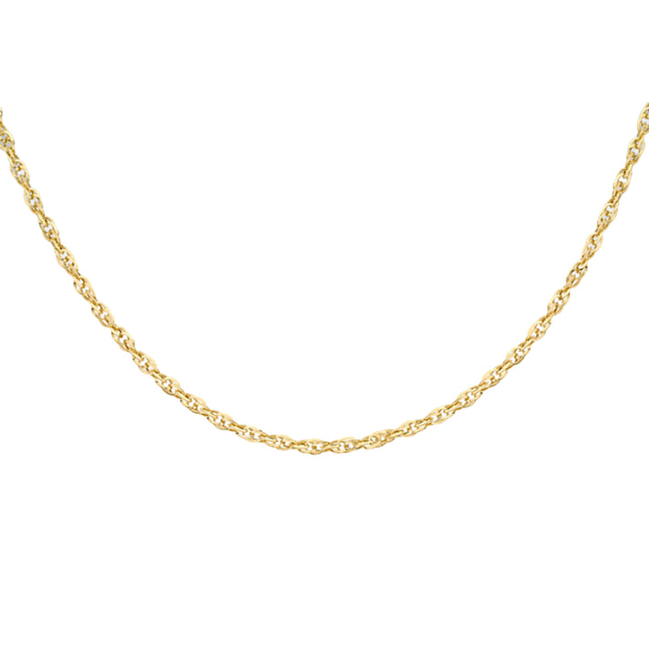 9K Yellow Gold Diamond Cut Prince of Wales Chain 51cm/20 In 8828992 1