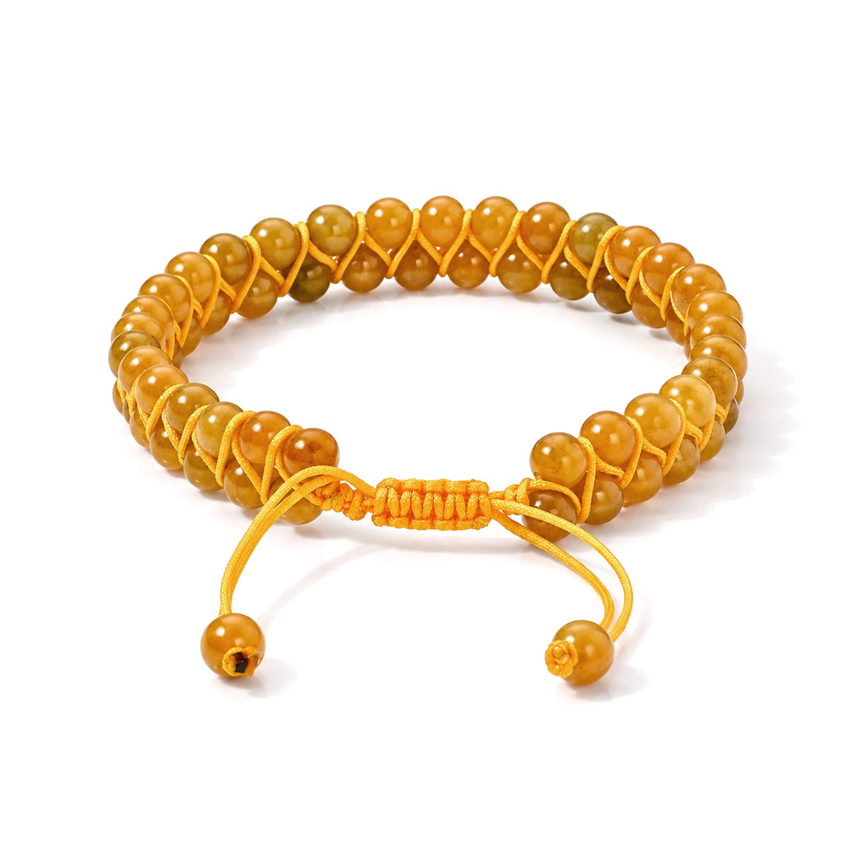 Honey Jade Stretchable Beads Bracelet (Size 6-9) 90.000  Ct. 8831521 3