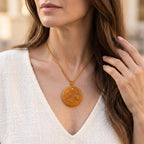 D'joy Honey Jade, White Cubic Zirconia Beads Necklace Sterling Silver  100.010  Ct._8831530_1