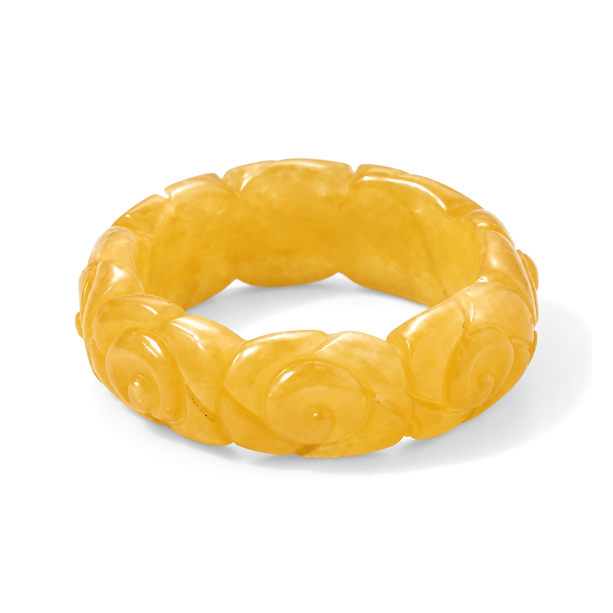 Honey Jade Band Ring 23.00 Ct. 8831596 0