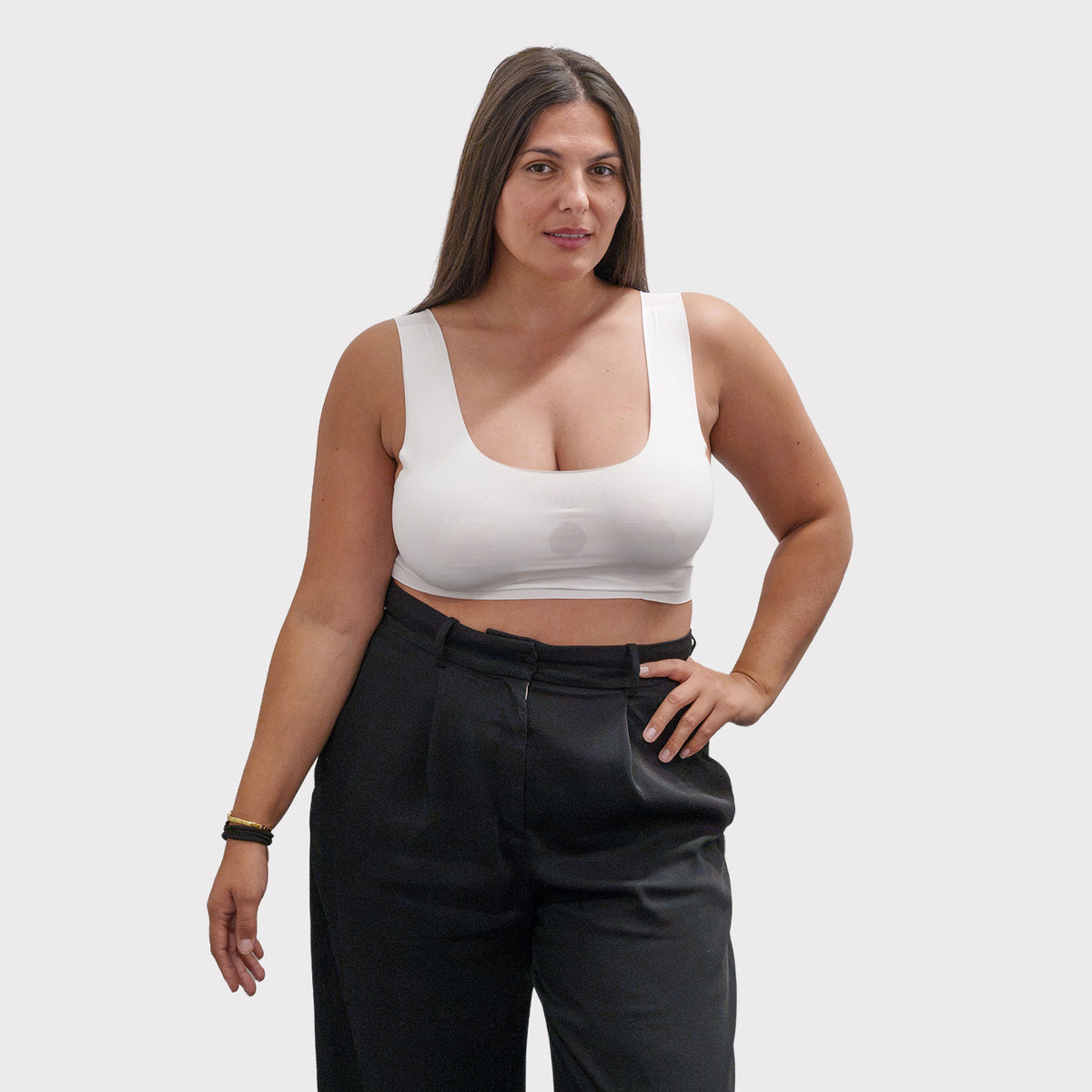 Ezee Ultra Relax Wireless Seamless Padded Comfort Bra (Size XL, 16-18) - White 8833075 0