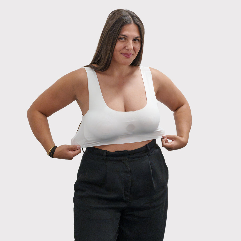 Ezee Ultra Relax Wireless Seamless Padded Comfort Bra (Size XL, 16-18) - White_8833075_1