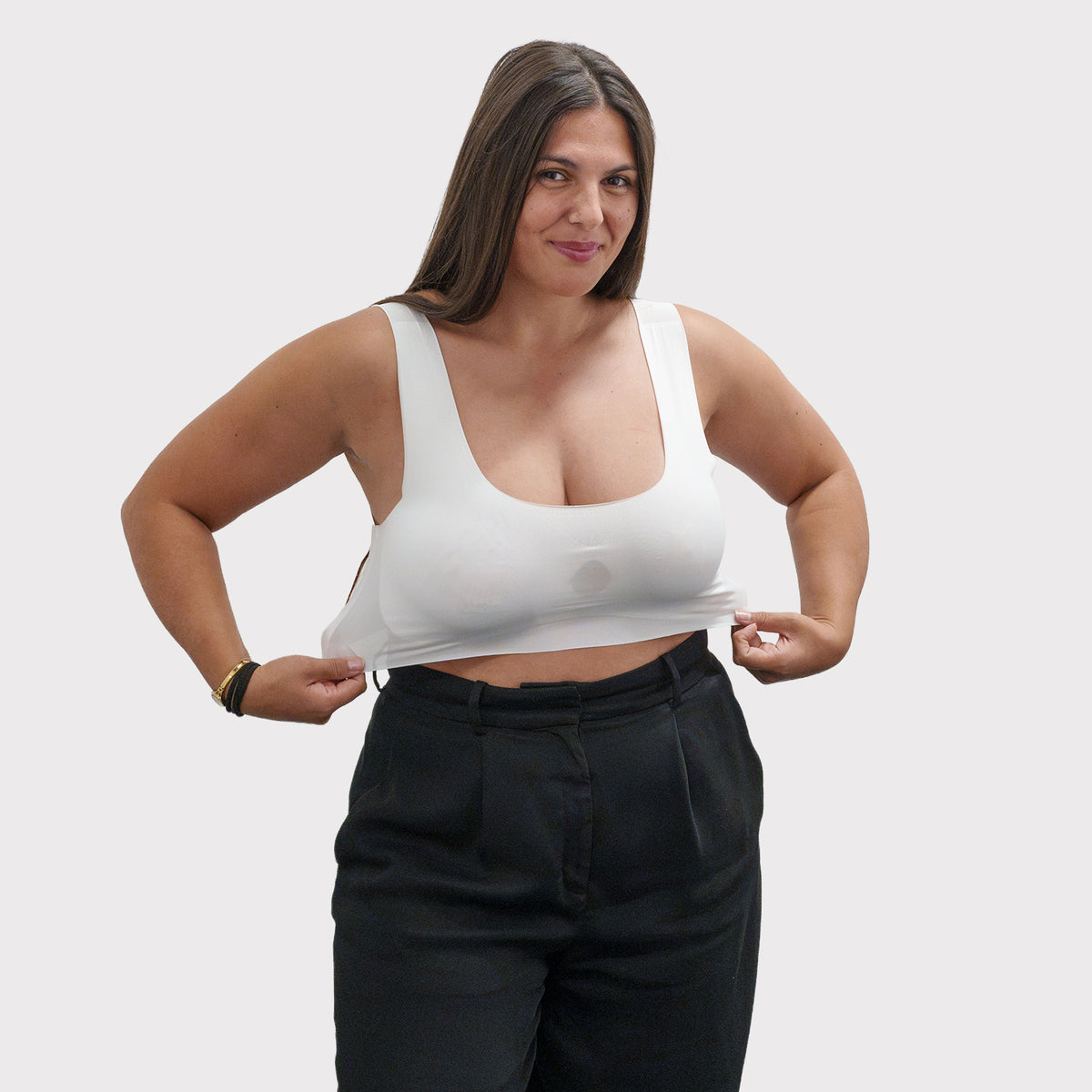 Ezee Ultra Relax Wireless Seamless Padded Comfort Bra (Size XL, 16-18) - White 8833075 1