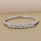 9K White Gold Moissanite 7 Stone Ring_8846858_1