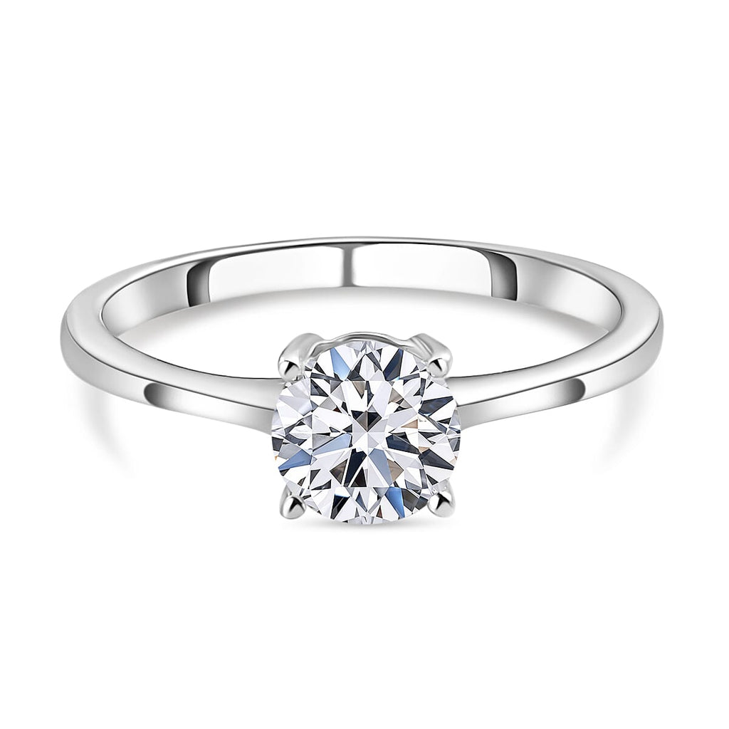 Luxuriant Diamond - 14K White Gold IGI Certified (F-G-SI )Lab Grown Diamond Solitaire Ring 1.00 Ct.