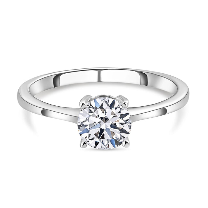 LUXURIANT 14K White Gold IGI Certified (F-G/SI) Lab Grown Diamond Solitaire Ring 1 Ct. 8847020 1