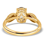 9K Yellow Gold Turkizite & Diamond Ring 1.40 Ct_8862433_4