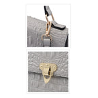 Queens Platinum Jubilee Edition Top Handle Bag (Size 26x24x10 Cm) - Light Grey_8892798_4