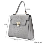 Queens Platinum Jubilee Edition Top Handle Bag (Size 26x24x10 Cm) - Light Grey_8892798_7