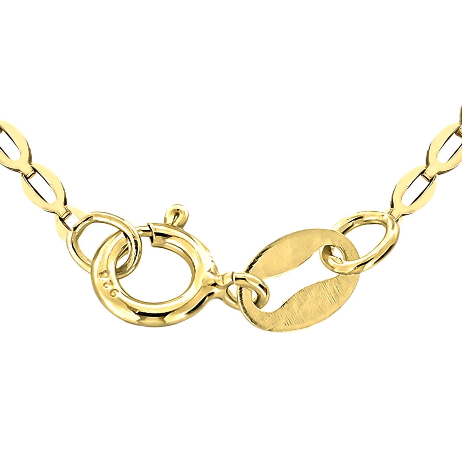 9K Yellow Gold Cleopatra Style Necklace 17 Inch 8894642 2