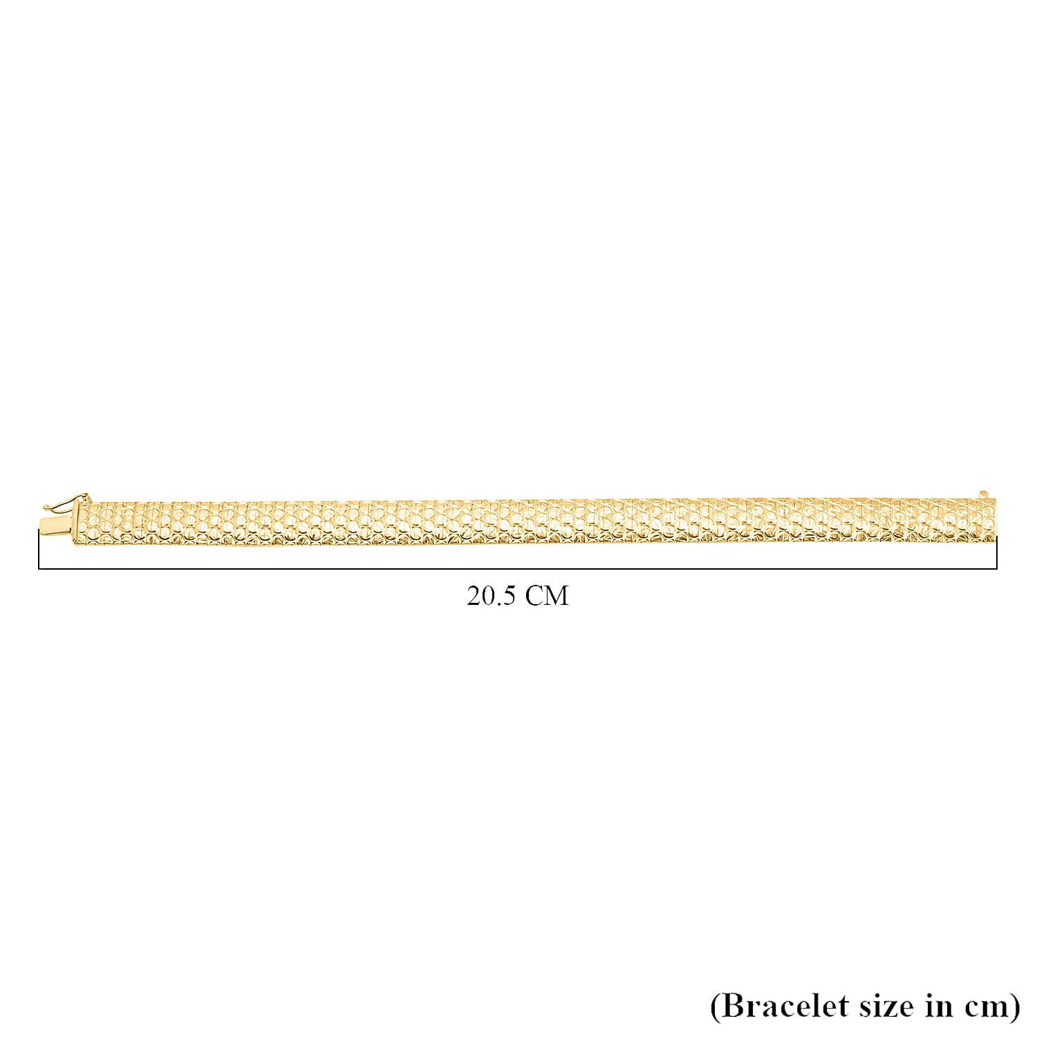 Sterling Silver Yellow Gold Plated 1mm Diamond Cut Circle-Design Cleopatra Bracelet 7.5 Inch 8928876 4