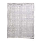 Tjc Square Pattern Double Layer Sherpa Blanket (Size 150x115 Cm) - Black & White_8943230_3