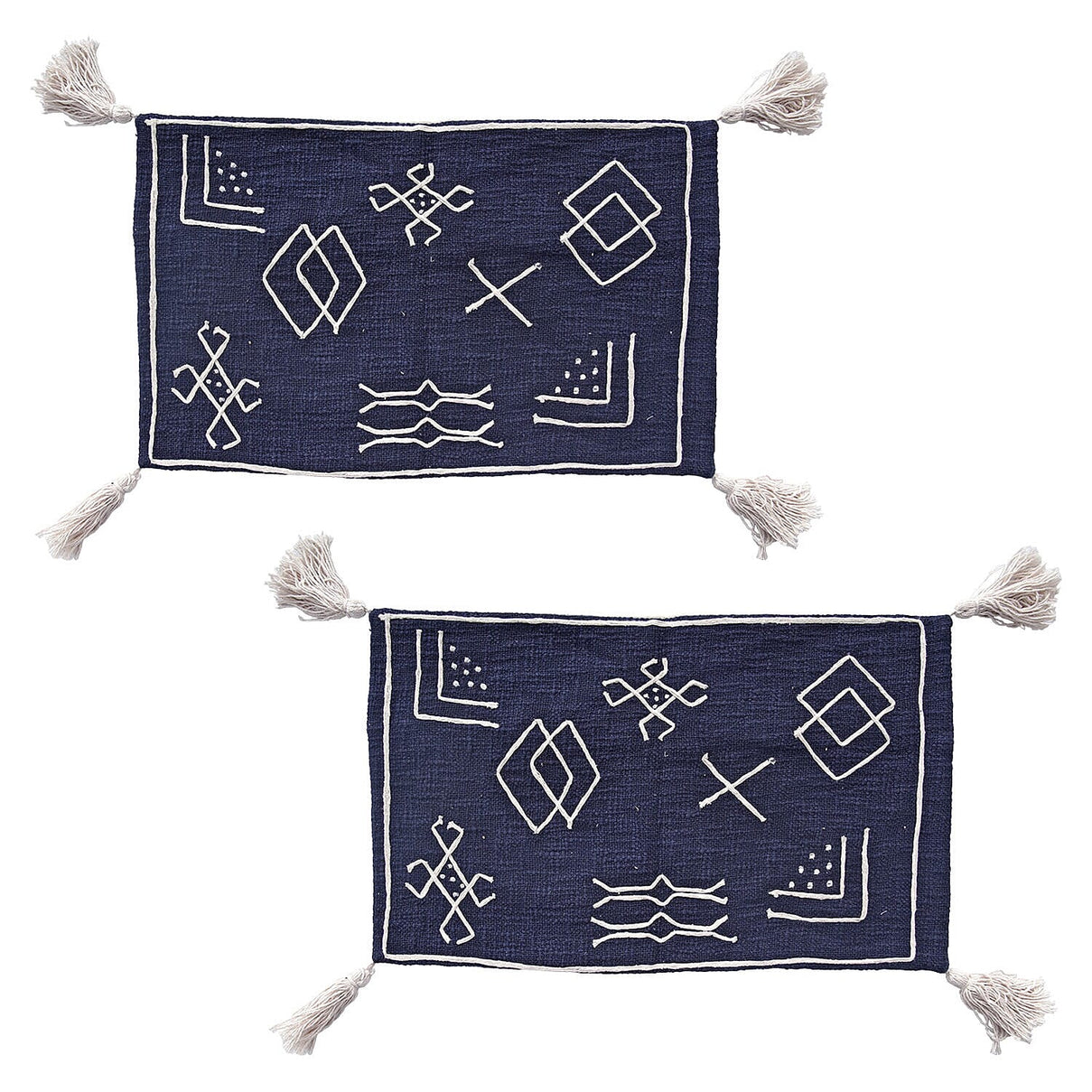 Luxury Close Out - 100% Cotton Handloom Embroidered Throw (Size 170x130 Cm) with Free Cushion Covers (Size 50x30 Cm) 8958408 7