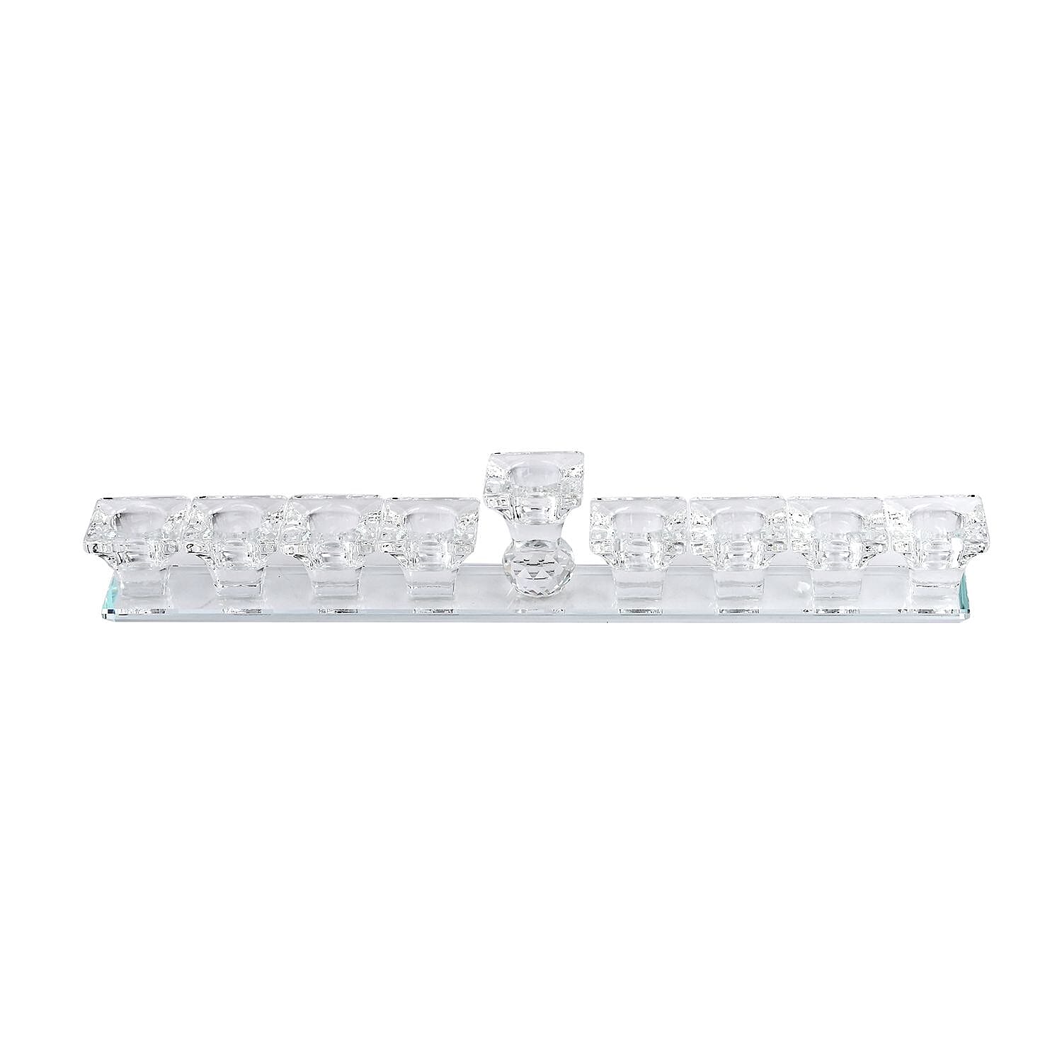 9 Head Candle Holder - Glass 7573837 0