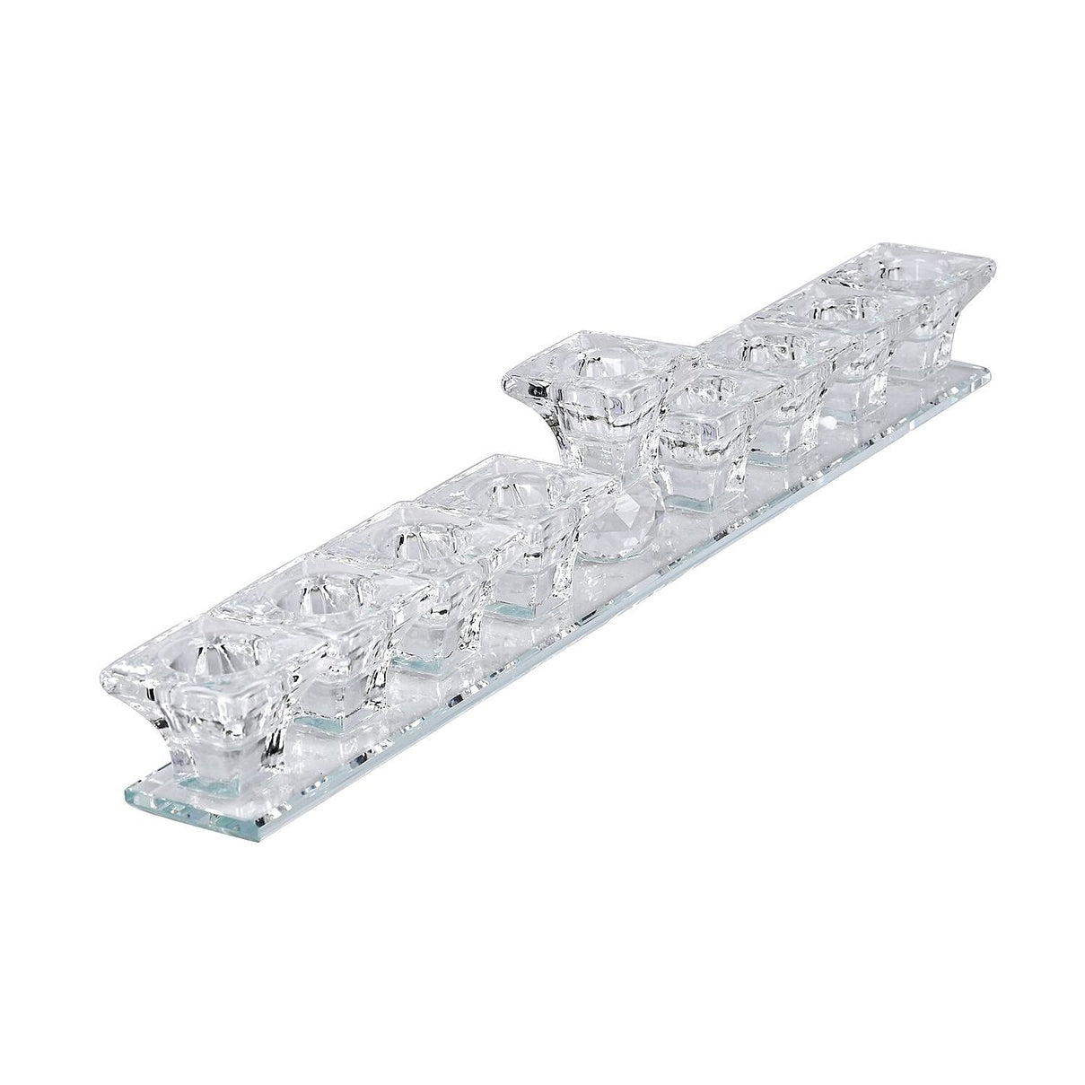 9 Head Candle Holder - Glass 7573837 1