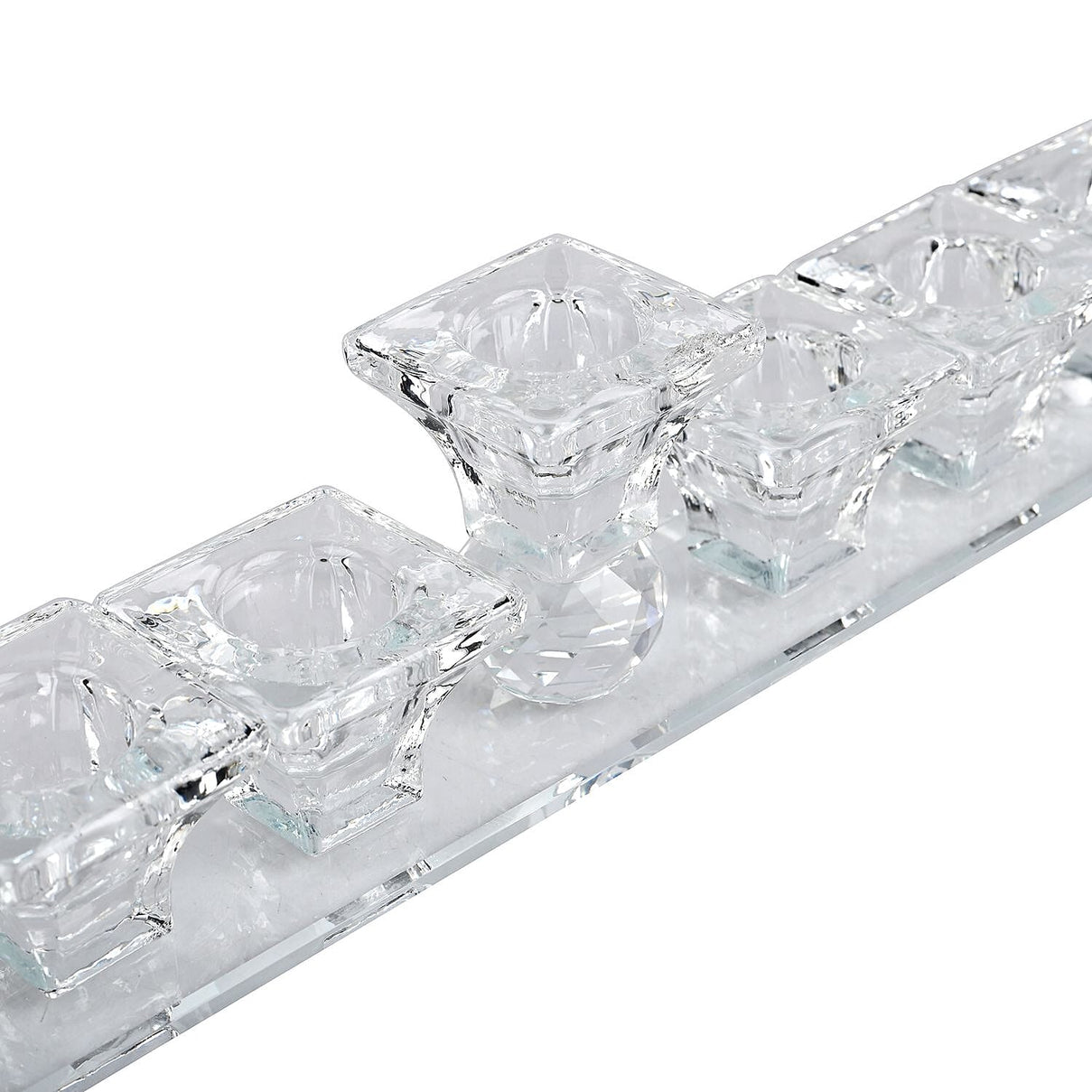 9 Head Candle Holder - Glass 7573837 3