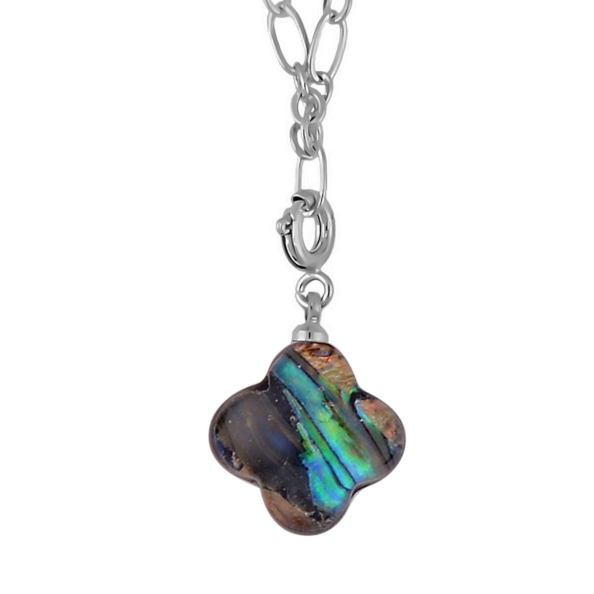 Tucson Closeout - 9 Piece Set - Abalone Shell Pendant with Chain (Size 20 with 2 Inch Extender) 7 Charms and 1 Bracelet 4127478 6