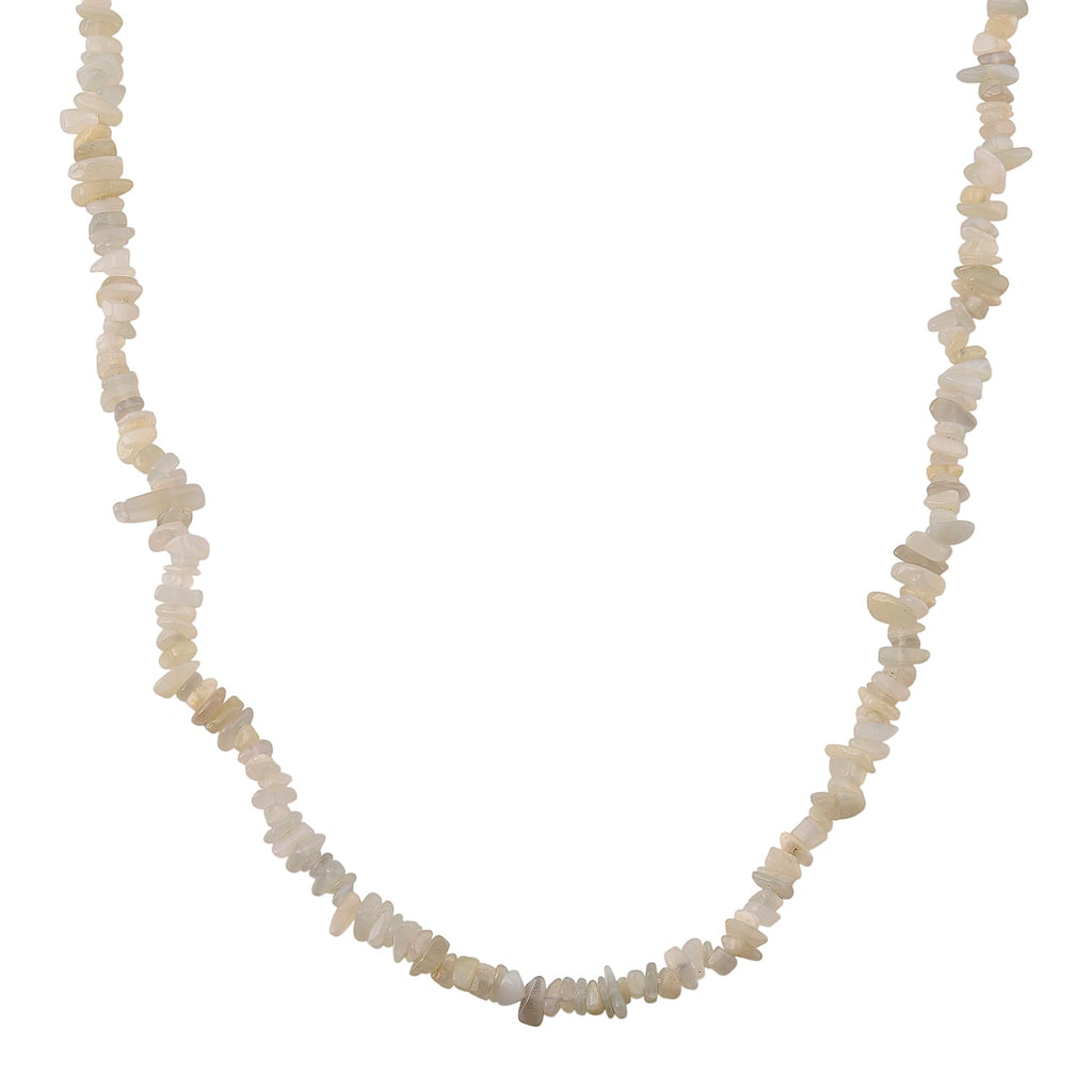 Set of 3 - Golden Obsidian, Labradorite & White Moonstone Chips Necklace (Size - 32) & 6 pcs of Stretchable Bracelet (Size - 7) 1350.00 Ct.