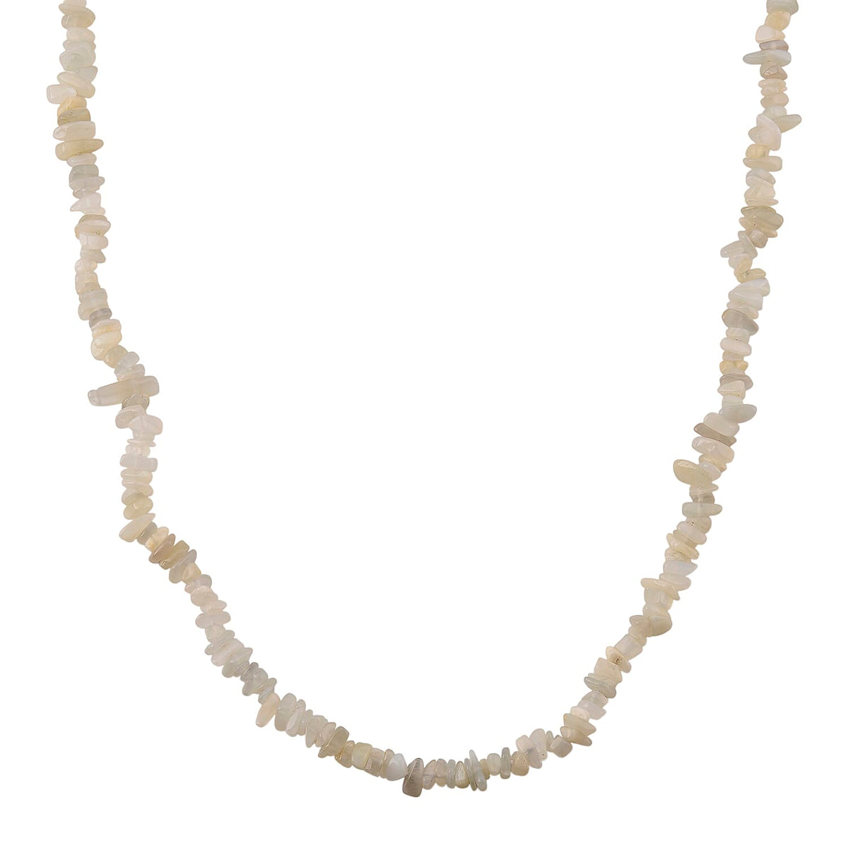 Set of 9 - Golden Obsidian, Labradorite &amp; White Moonstone Chips Necklace (Size - 32) &amp; Pair of Stretchable Bracelet (Size - 7) 1350.00 Ct. V32513717 5