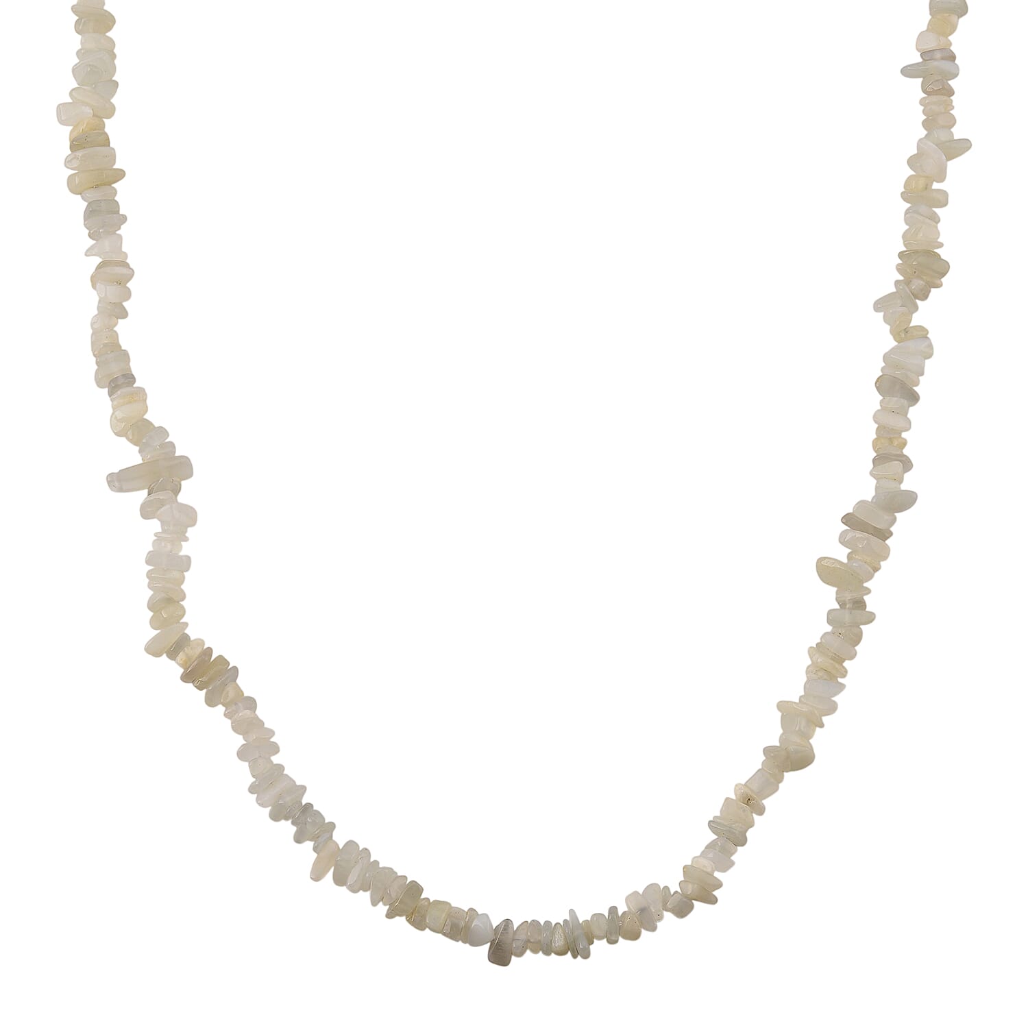 Set of 9 - Golden Obsidian, Labradorite &amp; White Moonstone Chips Necklace (Size - 32) &amp; Pair of Stretchable Bracelet (Size - 7) 1350.00 Ct. V32513717 5