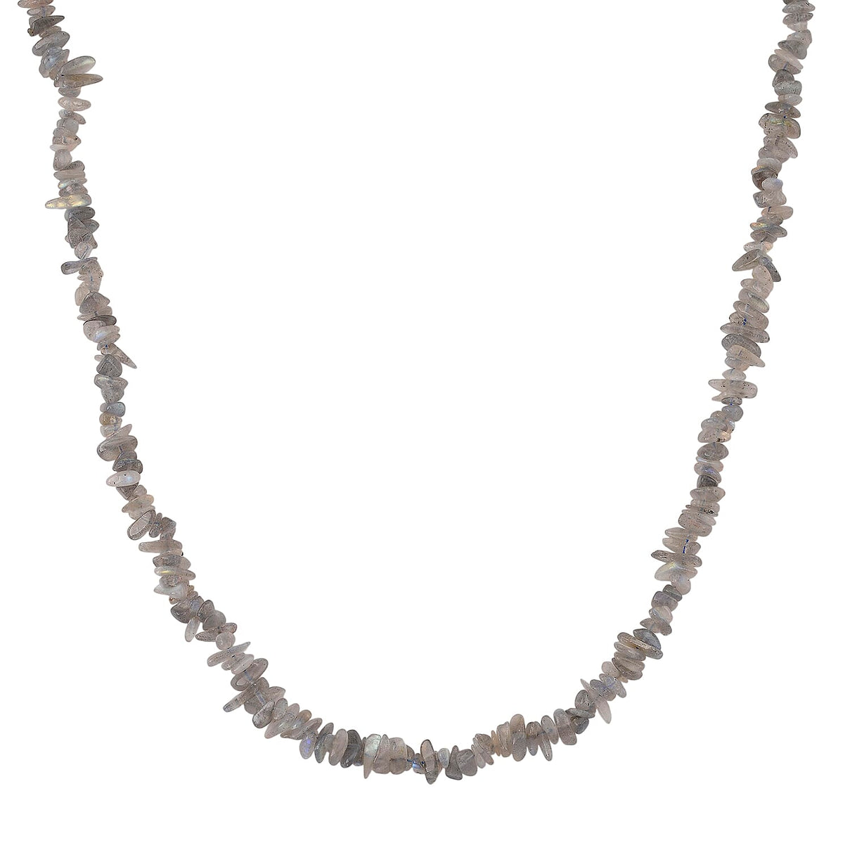 Set of 9 - Golden Obsidian, Labradorite &amp; White Moonstone Chips Necklace (Size - 32) &amp; Pair of Stretchable Bracelet (Size - 7) 1350.00 Ct. V32513717 6
