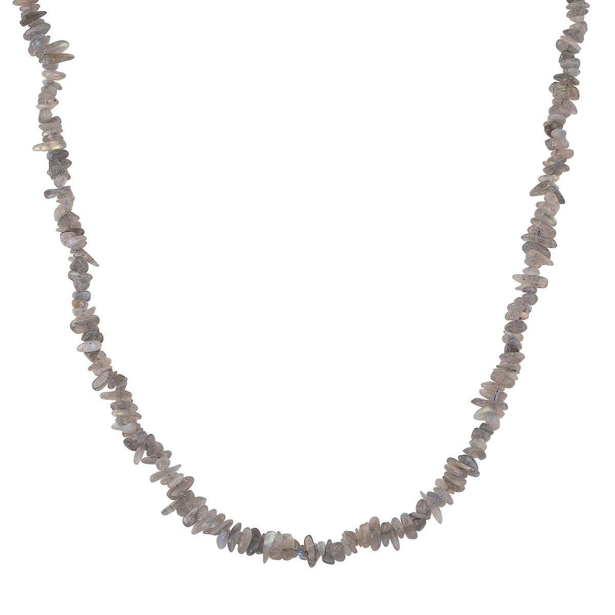 Set of 9 - Golden Obsidian, Labradorite &amp; White Moonstone Chips Necklace (Size - 32) &amp; Pair of Stretchable Bracelet (Size - 7) 1350.00 Ct. V32513717 6