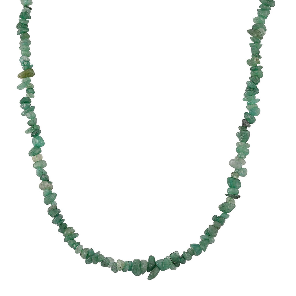 Set of 3 - Green Aventurine, Madagascar Rose Quartz & African Amethyst Chips Necklace (Size - 32) & 6 Pcs of Stretchable Bracelet (Size - 7) 1350.00 Ct.