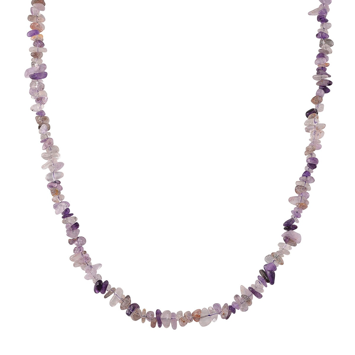Set of 3 - Strawberry Quartz, Cherry Quartz &amp; Green Kiwi Quartz Chips Necklace (Size - 32) &amp; 6 pcs of Stretchable Bracelet (Size - 7) 1350.00 Ct. V32648275 5