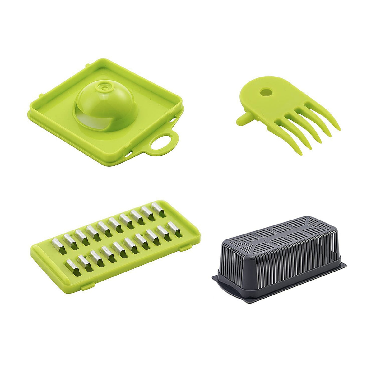 9 in 1 Multi-Function Vegetable Chopper - Green 7257759 6