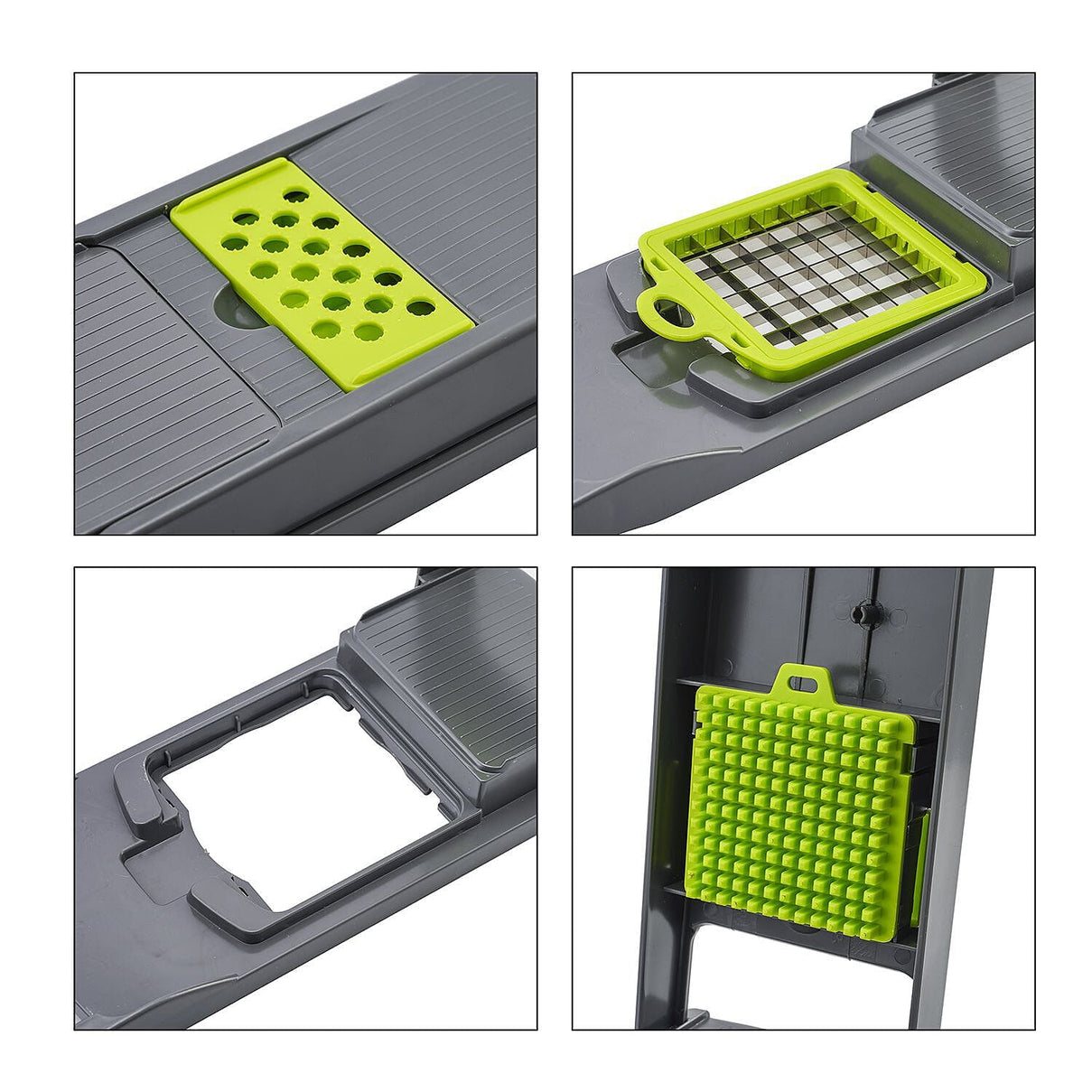9 in 1 Multi-Function Vegetable Chopper - Green 7257759 9