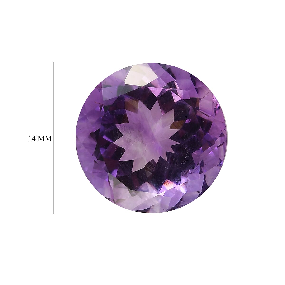 9.39 Ct. Loose Moroccan Amethyst AA Grade ROUND 14 mm 6268143 4