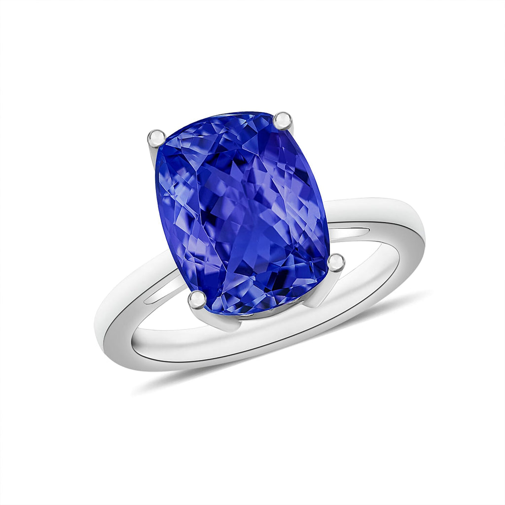 950 Platinum  AAA  Tanzanite  Solitaire Ring 5.00 ct,  Platinum Wt. 5.5 Gms  5.000  Ct.