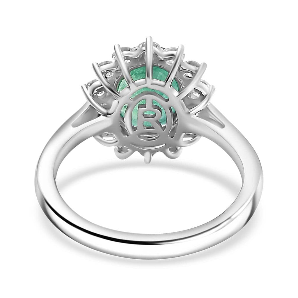 ONE OF A KIND - RHAPSODY 950 Platinum AAAA Gemfields Zambian Emerald (2.67 Ct) & Natural Diamond VS-EF (0.59 Ct) Ring 3.26 Ct, Platinum Wt. 6.85 Gms