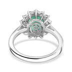 ONE OF A KIND - RHAPSODY 950 Platinum AAAA Gemfields Zambian Emerald (2.67 Ct) & Natural Diamond VS-EF (0.59 Ct) Ring 3.26 Ct, Platinum Wt. 6.85 Gms