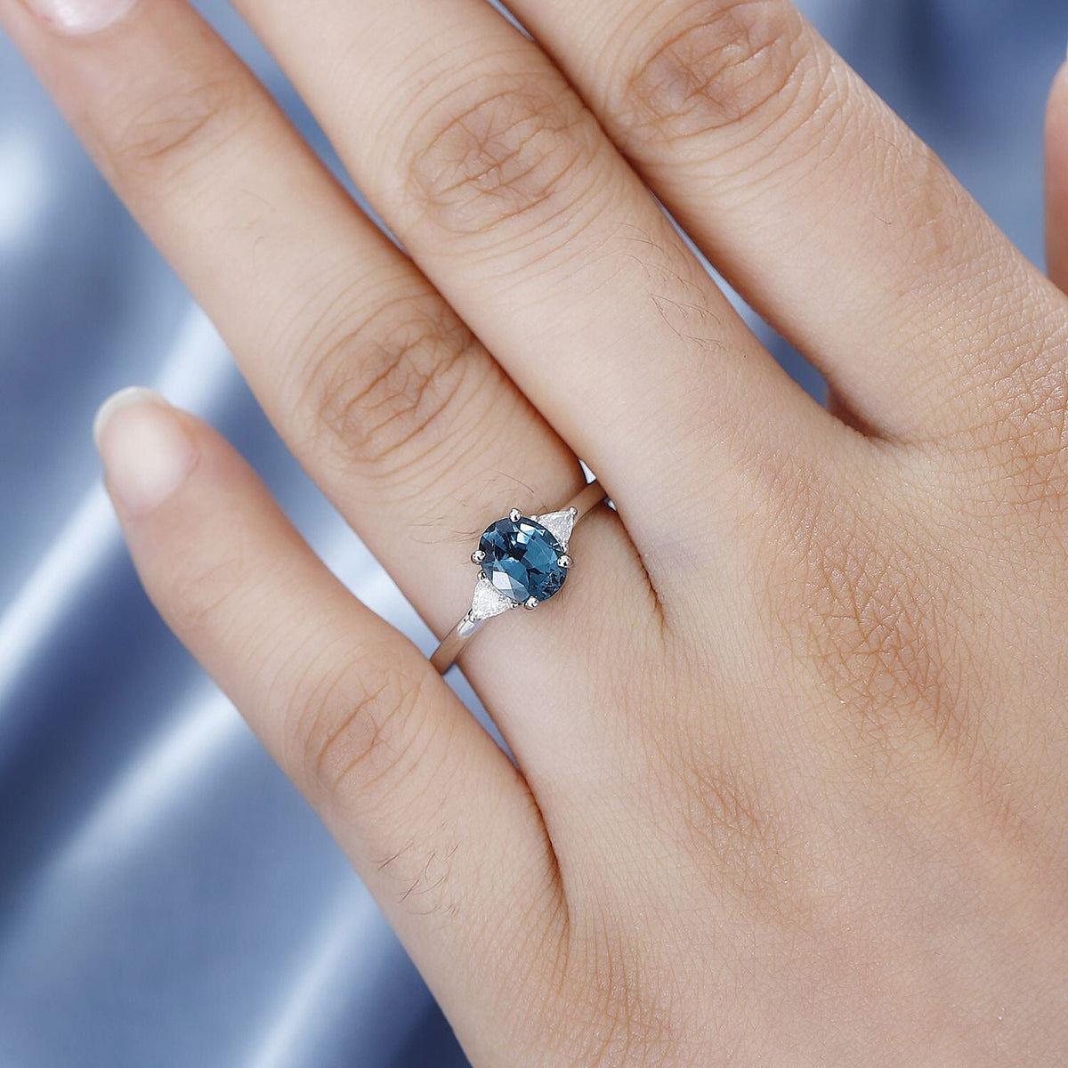 RHAPSODY 950 Platinum AAAA Mutuca Indicolite and Diamond (VS - EF) Solitaire Ring, 1.19 Ct. 7795400 2