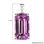 RHAPSODY - 950 Platinum AAAA Patroke Kunzite Solitaire Pendant 10.000 Ct, Platinum Wt. 3.60 Gms.