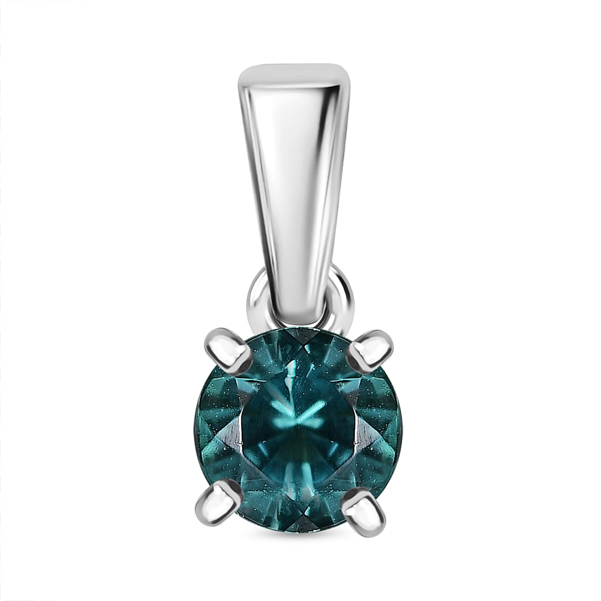 RHAPSODY 950 Platinum AAAA Lagoon Tourmaline Solitaire Pendant 0.80 ct. 7968924 0