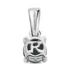 Rhapsody 950 Platinum AAAA Lagoon Tourmaline (0.80ct) Solitaire Pendant, 1.35 Gms