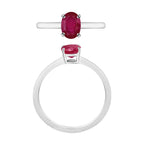950 Platinum  AAAA  Mozambique Ruby  Solitaire Ring 1.10 ct,  Platinum Wt. 5.5 Gms  1.100  Ct.