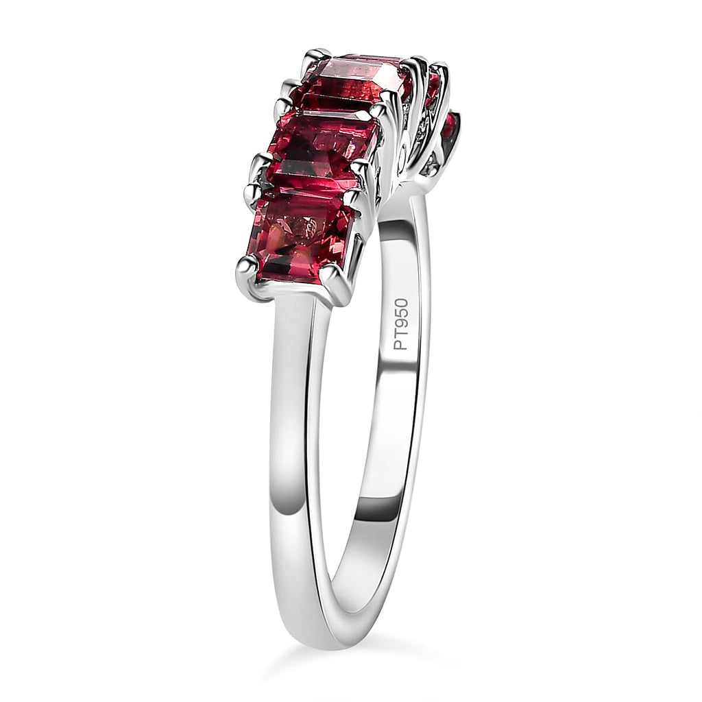 Mega Day Deal - RHAPSODY 950 Platinum AAAA Ibadan Rubellite & Diamond Ring 2.00 Ct.