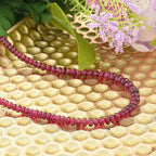 950 Platinum  AAAA  Rubellite  Necklace (Size - 18) 75.00 ct,  Platinum Wt. 2.75 Gms  75.000  Ct.
