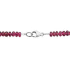 950 Platinum  AAAA  Rubellite  Necklace (Size - 18) 75.00 ct,  Platinum Wt. 2.75 Gms  75.000  Ct.