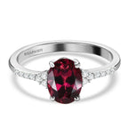 RHAPSODY 950 Platinum AAAA Rubellite & Diamond (VS-E-F) Ring 1.59 Ct.